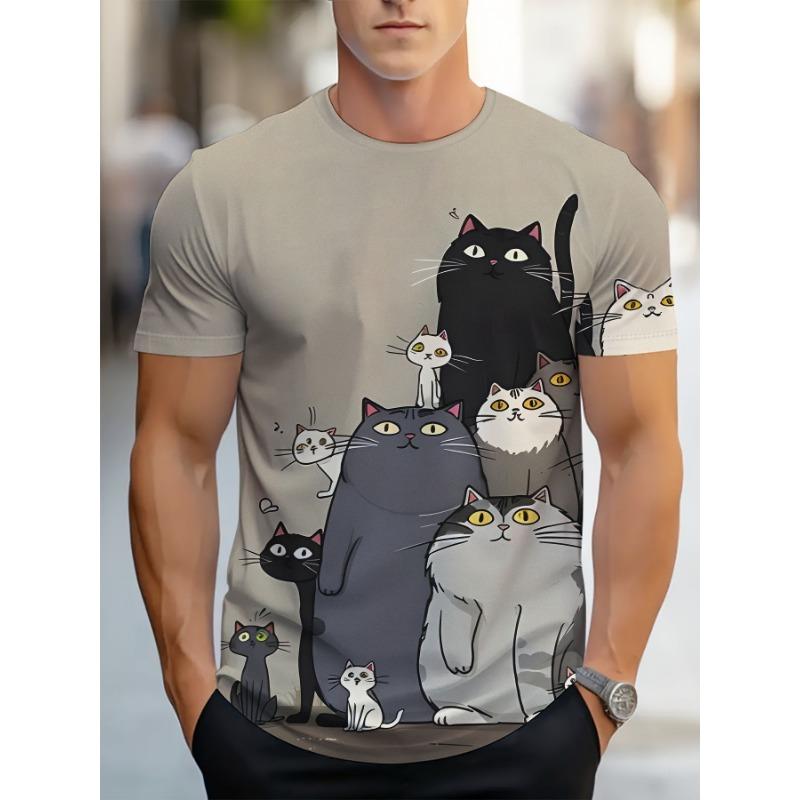 Funny Cartoon Cat T-Shirts Animal 3D Print Men Women Short Sleeve T Shirt Oversized Street Harajuku Y2K XXXL
Funny Cartoon Cat T-Shirts Animal 3D Print Men Women Short Sleeve T Shirt Oversized Street Harajuku Y2K XXXL