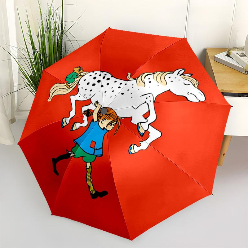 1pc Pippi Longstocking Automatic Folding Umbrella - 8-Rib Automatic Open/Close, Portable Collapsible Compact Umbrella yy251218031
1pc Pippi Longstocking Automatic Folding Umbrella - 8-Rib Automatic Open/Close, Portable Collapsible Compact Umbrella yy251218031