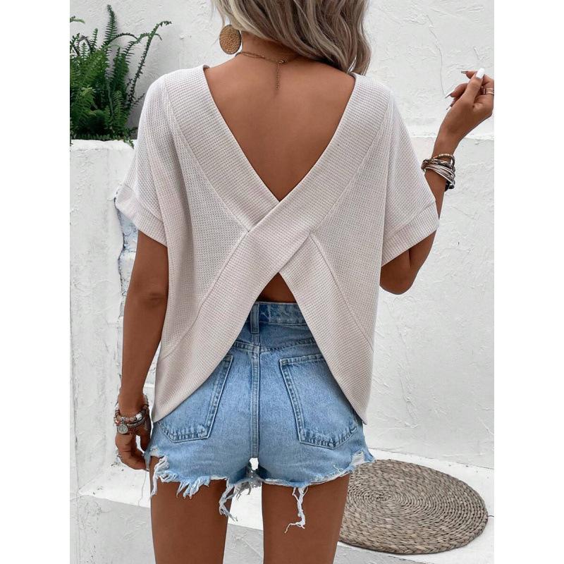 Backless Loose T-shirt D 28376 Large
Backless Loose T-shirt D 28376 Large