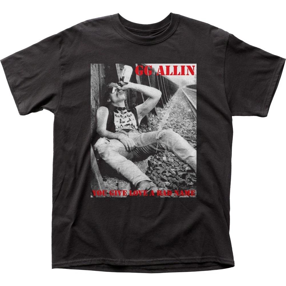 GG Allin You Give Love A Bad Name Mens T T-Shirt Music Classic Rock Band Tee Black XL
GG Allin You Give Love A Bad Name Mens T T-Shirt Music Classic Rock Band Tee Black XL