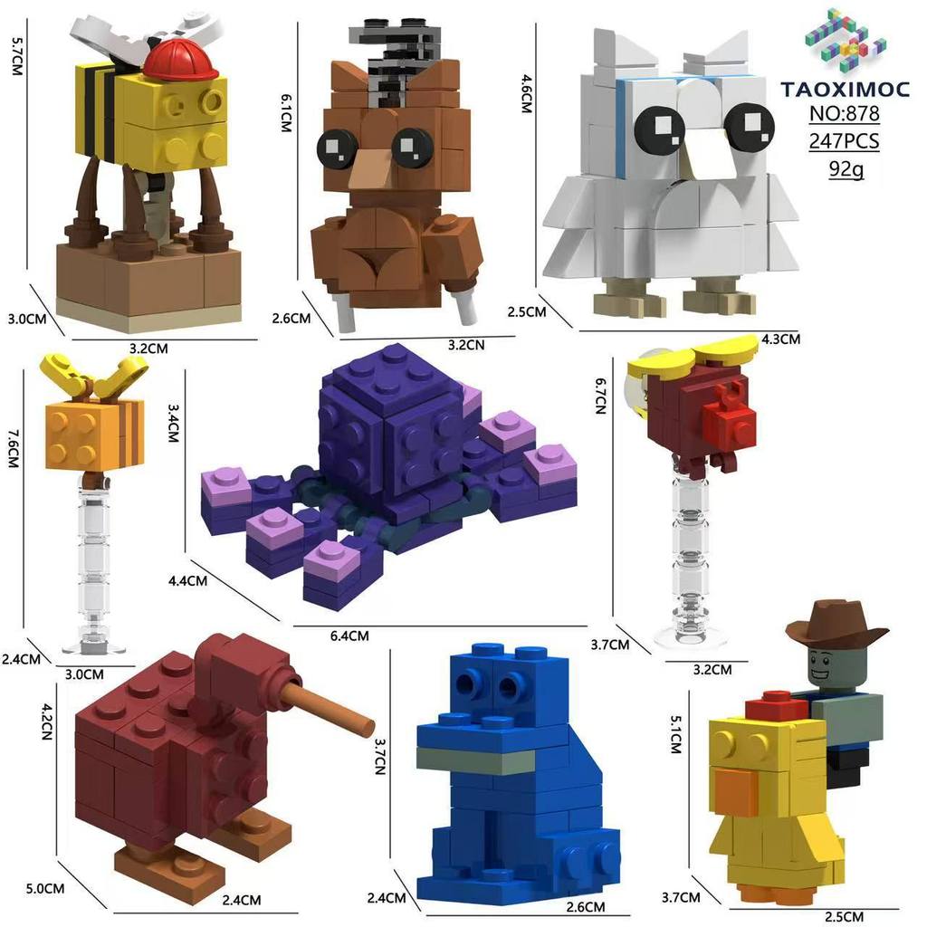 Grow Garden A Game Character 9 Piece Set Of Pet Building Block Ornaments Model
Grow Garden A Game Character 9 Piece Set Of Pet Building Block Ornaments Model
