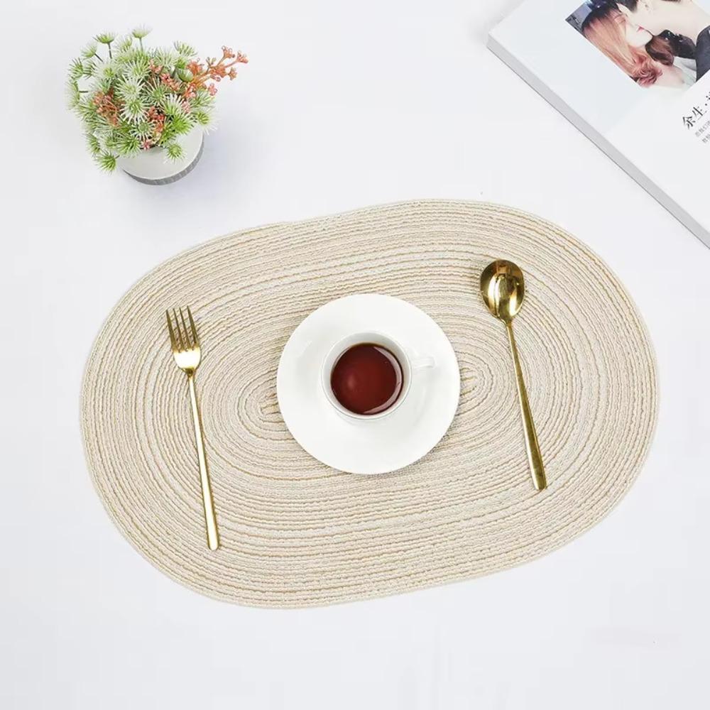 2pcs Washable Boho Oval Braided Placemat Non-Slip Heat Insulation Pad Coaster Party хакі
2pcs Washable Boho Oval Braided Placemat Non-Slip Heat Insulation Pad Coaster Party хакі