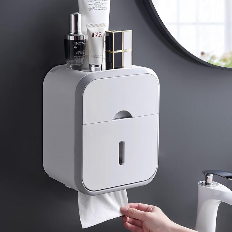 YOUQIN Wall-Mounted Tissue Holder with Shelf
YOUQIN Wall-Mounted Tissue Holder with Shelf