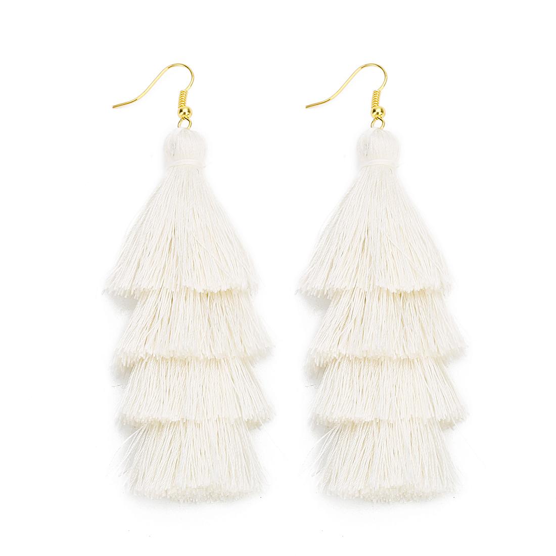 Tassel Earrings 4 Layer Elegantly Bohemian Luxury Statement Boho Earrings Fit Women Girls Fashion Modern Valentine Drop Earrings бежевый
Tassel Earrings 4 Layer Elegantly Bohemian Luxury Statement Boho Earrings Fit Women Girls Fashion Modern Valentine Drop Earrings бежевый