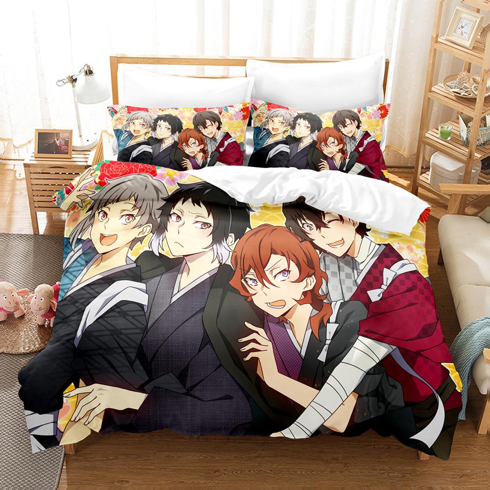 Аниме : Комплект постельного белья Bungo Stray Dogs с рисунком из мультфильма, пододеяльник и наволочки, размер Queen, полный размер, детский подарок, декор, домашнее постельное белье Eu Single135x200cm
Аниме : Комплект постельного белья Bungo Stray Dogs с рисунком из мультфильма, пододеяльник и наволочки, размер Queen, полный размер, детский подарок, декор, домашнее постельное белье Eu Single135x200cm