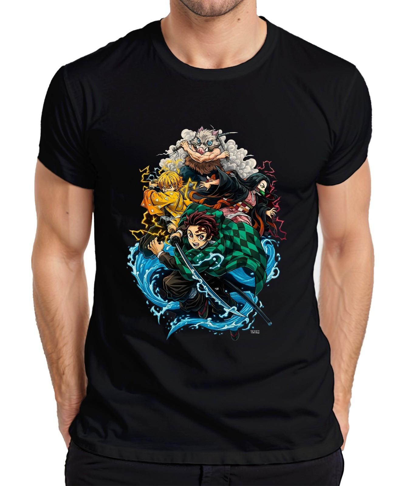 Demon Slayer Kimetsu no Yaiba Tanjiro Nezuko Zenitsu Fan Gift Men s T-Shirt- 5XL різнокольоровий
Demon Slayer Kimetsu no Yaiba Tanjiro Nezuko Zenitsu Fan Gift Men s T-Shirt- 5XL різнокольоровий