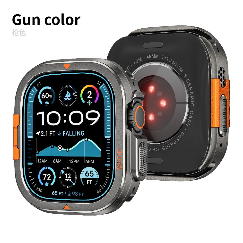 Металевий чохол для Apple Watch Ultra 3 49мм 46мм 45мм 44мм Захисний чохол Алюмінієва рамка-бампер для IWatch Series 11 10 9 8 7 6 5 SE Series 10 46mm сірий
Металевий чохол для Apple Watch Ultra 3 49мм 46мм 45мм 44мм Захисний чохол Алюмінієва рамка-бампер для IWatch Series 11 10 9 8 7 6 5 SE Series 10 46mm сірий