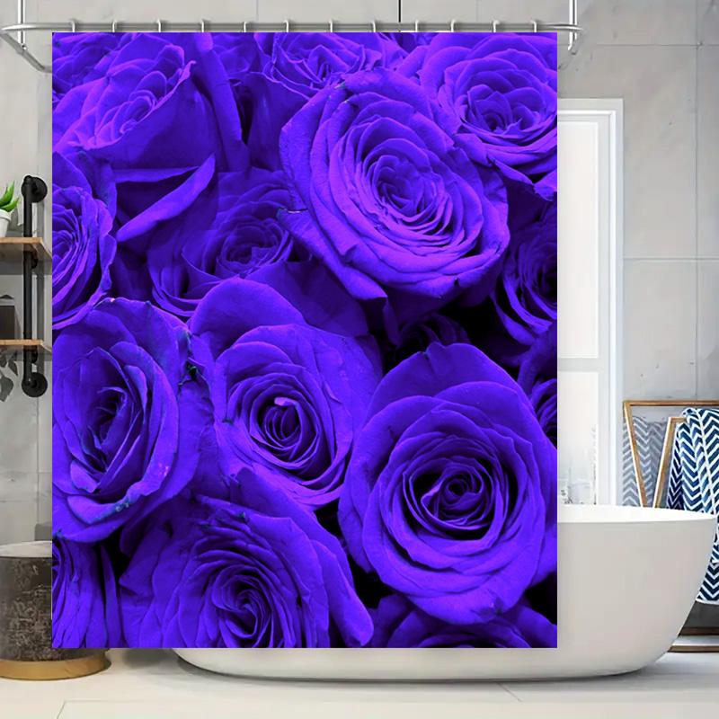 Luxurious Deep Blue Rose Shower Curtain Extra Large Printed Fabric Bath Decor For Home Bathroom W60H190(CM)-1 Pcs
Luxurious Deep Blue Rose Shower Curtain Extra Large Printed Fabric Bath Decor For Home Bathroom W60H190(CM)-1 Pcs
