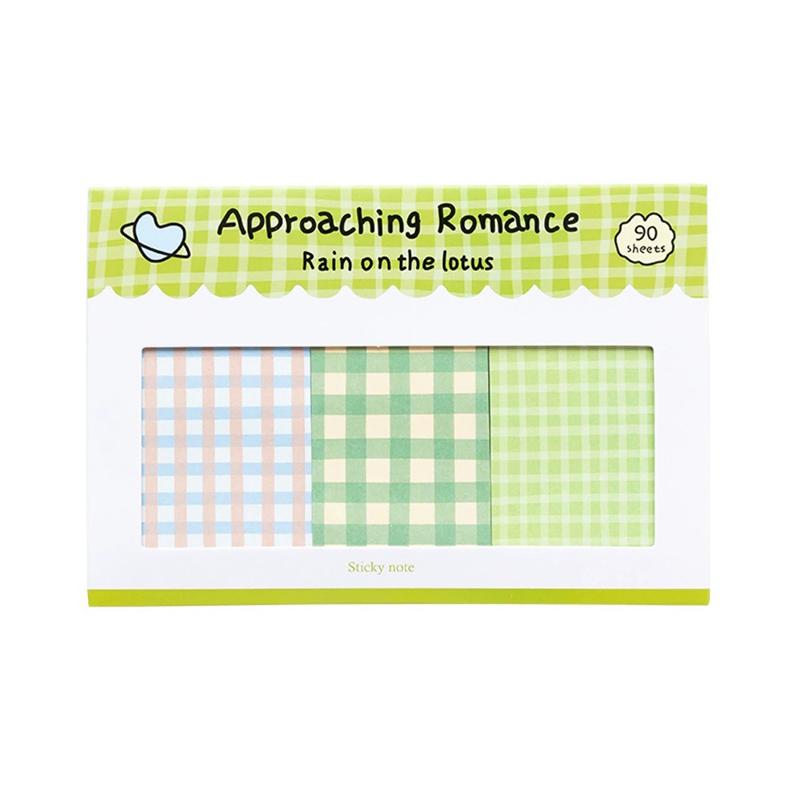 New Plaid Combination Note Romance Series Hand Account Decoration Basic Material Paper Note Paper Kawaii Stationery Stationery
New Plaid Combination Note Romance Series Hand Account Decoration Basic Material Paper Note Paper Kawaii Stationery Stationery