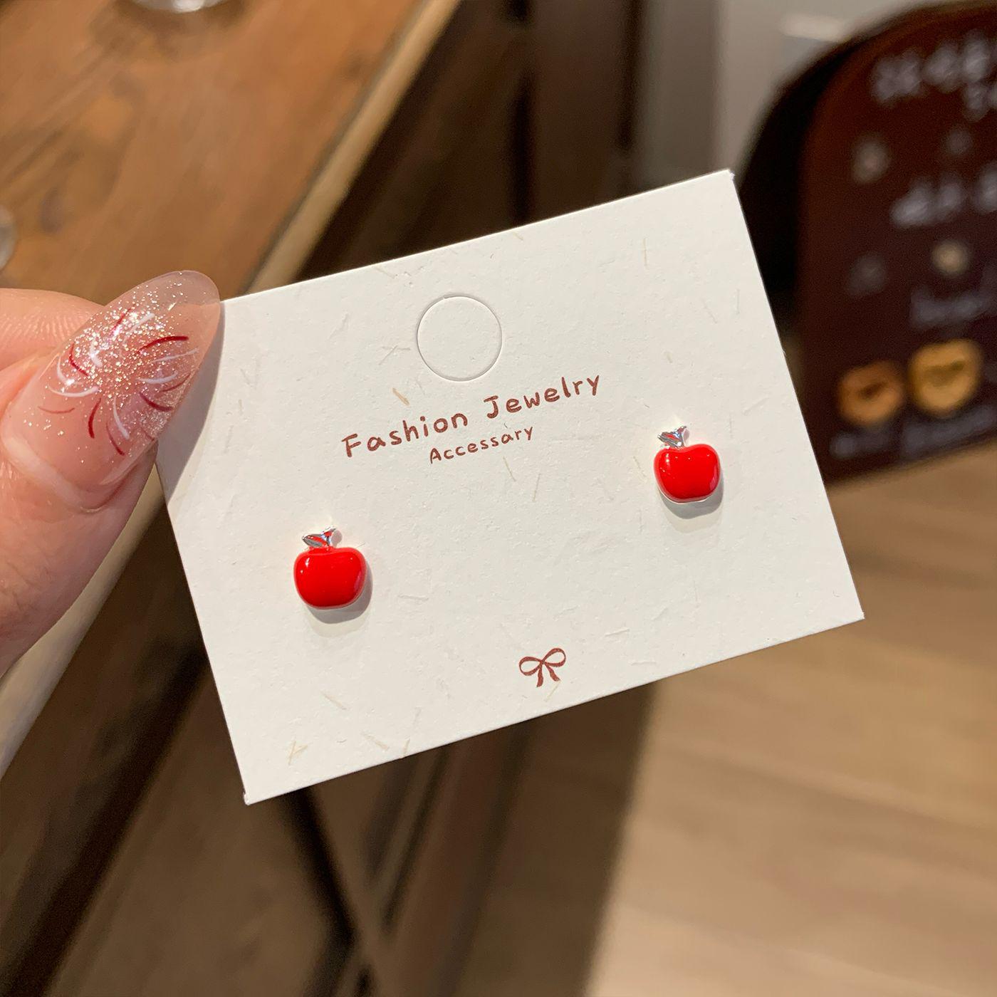 Весенние весенние серьги-кисточки в виде красного яблока для женщин — милый, изысканный дизайн с серебряными иглами для праздничной атмосферы
Весенние весенние серьги-кисточки в виде красного яблока для женщин — милый, изысканный дизайн с серебряными иглами для праздничной атмосферы