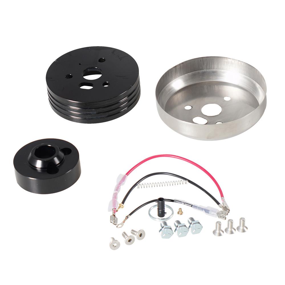 Адаптер ступицы рулевого колеса автомобиля с 5 и 6 отверстиями для Chevrolet, GMC, Pontiac, полированный короткий разъем ступицы, автомобильные аксессуары чёрный
Адаптер ступицы рулевого колеса автомобиля с 5 и 6 отверстиями для Chevrolet, GMC, Pontiac, полированный короткий разъем ступицы, автомобильные аксессуары чёрный