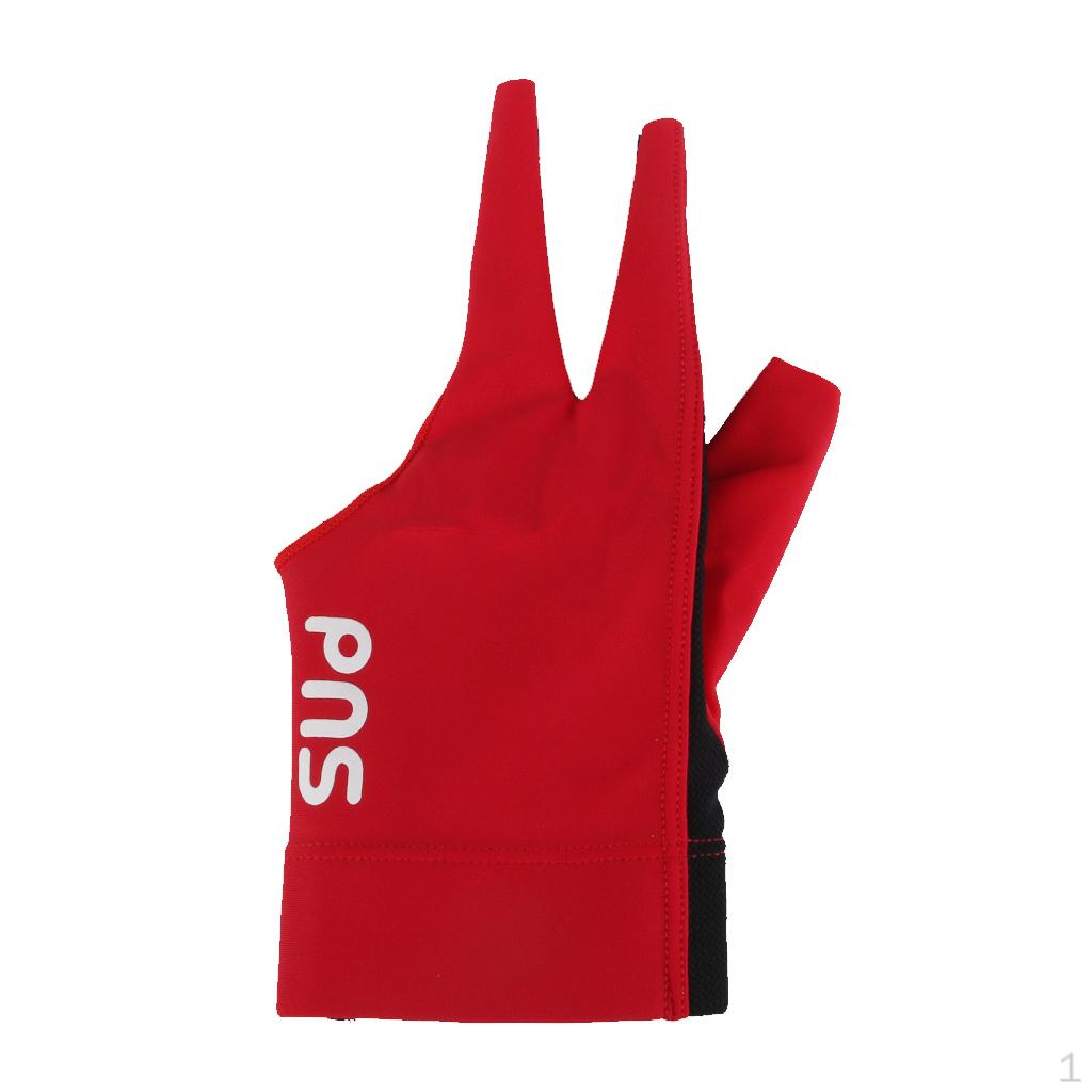 Professional Billiards Left Hand 3 Fingers Stretchable Gloves Snooker Pool Cue Shooters Glove Red
Professional Billiards Left Hand 3 Fingers Stretchable Gloves Snooker Pool Cue Shooters Glove Red
