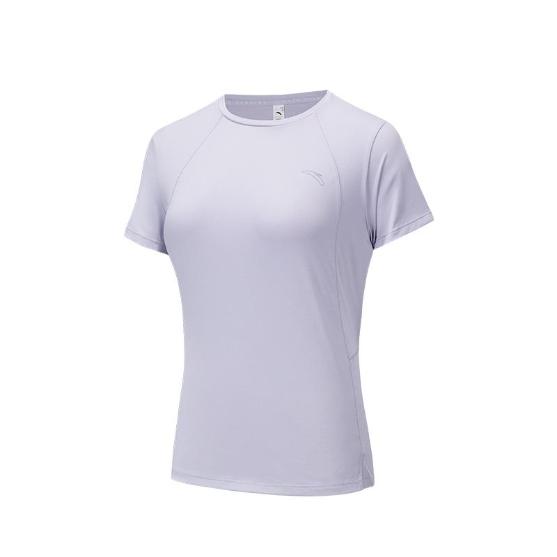 Anta Comfortable Simple Versatile Solid Color Breathable Sports Short Sleeve T-Shirt Women Tops Light-Purple Gray 162535105-3 S
Anta Comfortable Simple Versatile Solid Color Breathable Sports Short Sleeve T-Shirt Women Tops Light-Purple Gray 162535105-3 S
