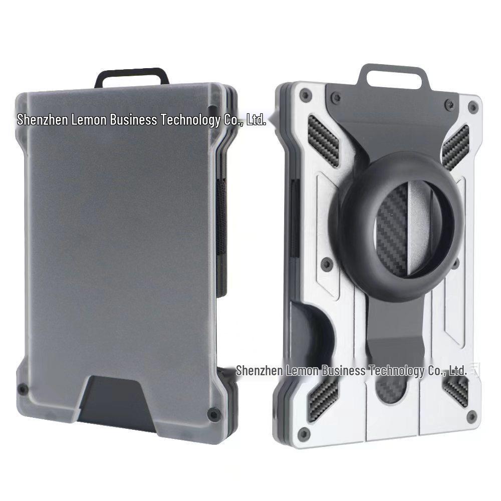 Aluminum Alloy RFID Card Holder Wallet with Transparent Work ID Slot
Aluminum Alloy RFID Card Holder Wallet with Transparent Work ID Slot