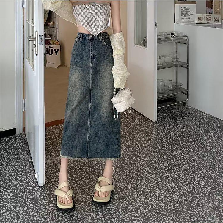 Юбка-трапеция из эластичного денима с высокой талией - женская облегающая юбка средней длины с запахом на лето 3XL синий
Юбка-трапеция из эластичного денима с высокой талией - женская облегающая юбка средней длины с запахом на лето 3XL синий