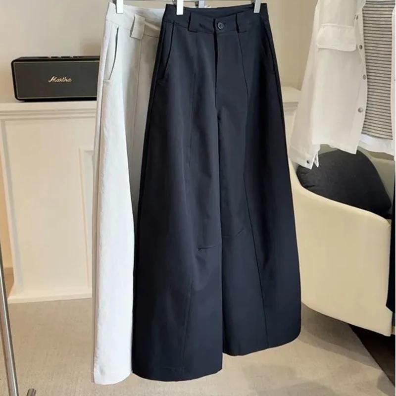 Pants for Women Plus Size Stretchy Elastic High Waist Long Trousers Solid Colour Straight Casual Wide Leg Pants XXXL чорний
Pants for Women Plus Size Stretchy Elastic High Waist Long Trousers Solid Colour Straight Casual Wide Leg Pants XXXL чорний