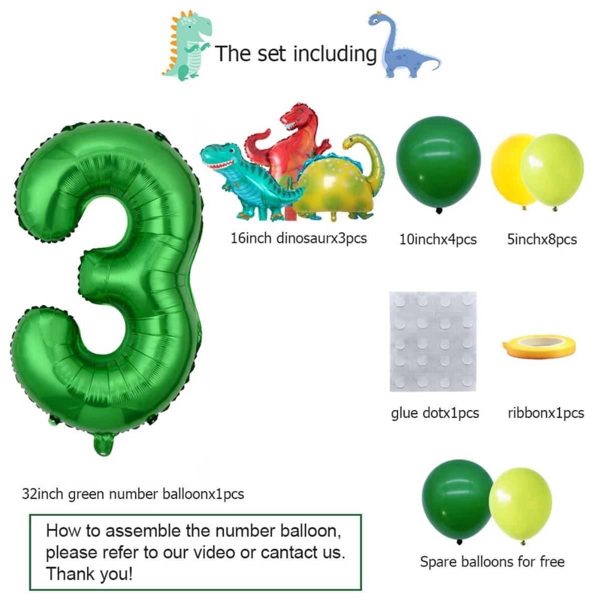 18 шт. набор воздушных шаров на день рождения с динозавром, воздушный шар с номером, тематические украшения для дня рождения для мальчика, шары с динозавром для вечеринки
18 шт. набор воздушных шаров на день рождения с динозавром, воздушный шар с номером, тематические украшения для дня рождения для мальчика, шары с динозавром для вечеринки