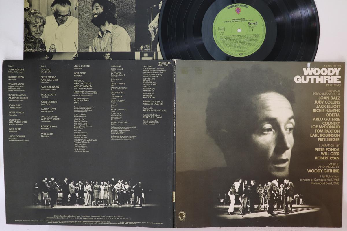 LP Record VARIOUS A Tribute To Woody Guthrie Part Two WB46144 WARNER BROS 1972 Germany Folk Used
LP Record VARIOUS A Tribute To Woody Guthrie Part Two WB46144 WARNER BROS 1972 Germany Folk Used