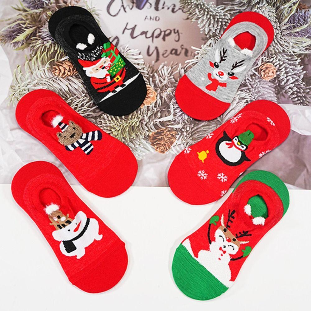 6Pairs Bear Christmas Socks Women Snowflake Xmas Low-Calf Socks Comfortable Santa Claus Sock Daily 6Pairs
6Pairs Bear Christmas Socks Women Snowflake Xmas Low-Calf Socks Comfortable Santa Claus Sock Daily 6Pairs
