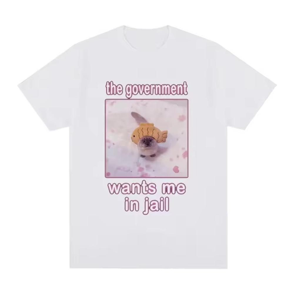 The government wants me to go to jail Cat Meme Haikyuu Men Clothing short sleeve Round Neck Printing Pullover T-shirt 50322 4XL
The government wants me to go to jail Cat Meme Haikyuu Men Clothing short sleeve Round Neck Printing Pullover T-shirt 50322 4XL