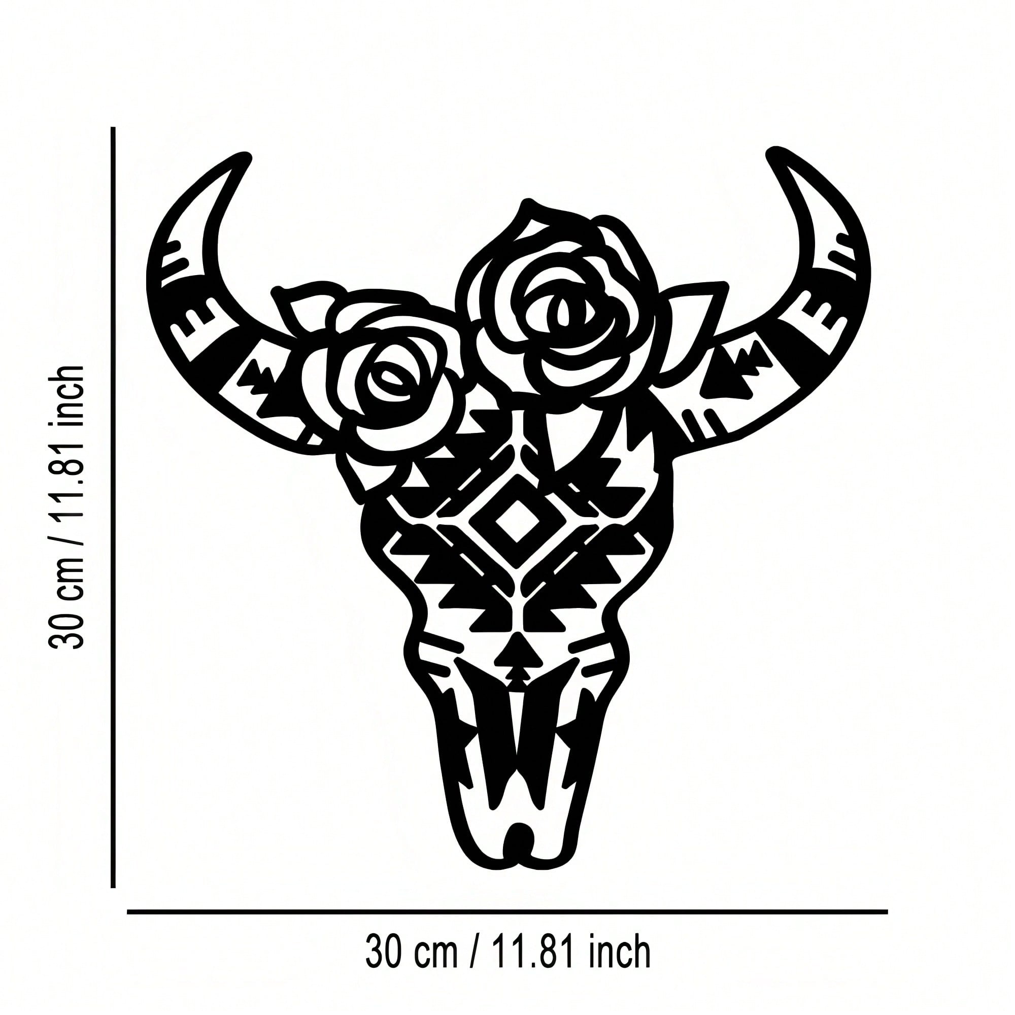 Single Piece Iron Bull Head Wall Art Bohemian Style Metal Home Decor Inspired by Scripture Perfect Festival Gift Housewarming Present 30x30
Single Piece Iron Bull Head Wall Art Bohemian Style Metal Home Decor Inspired by Scripture Perfect Festival Gift Housewarming Present 30x30