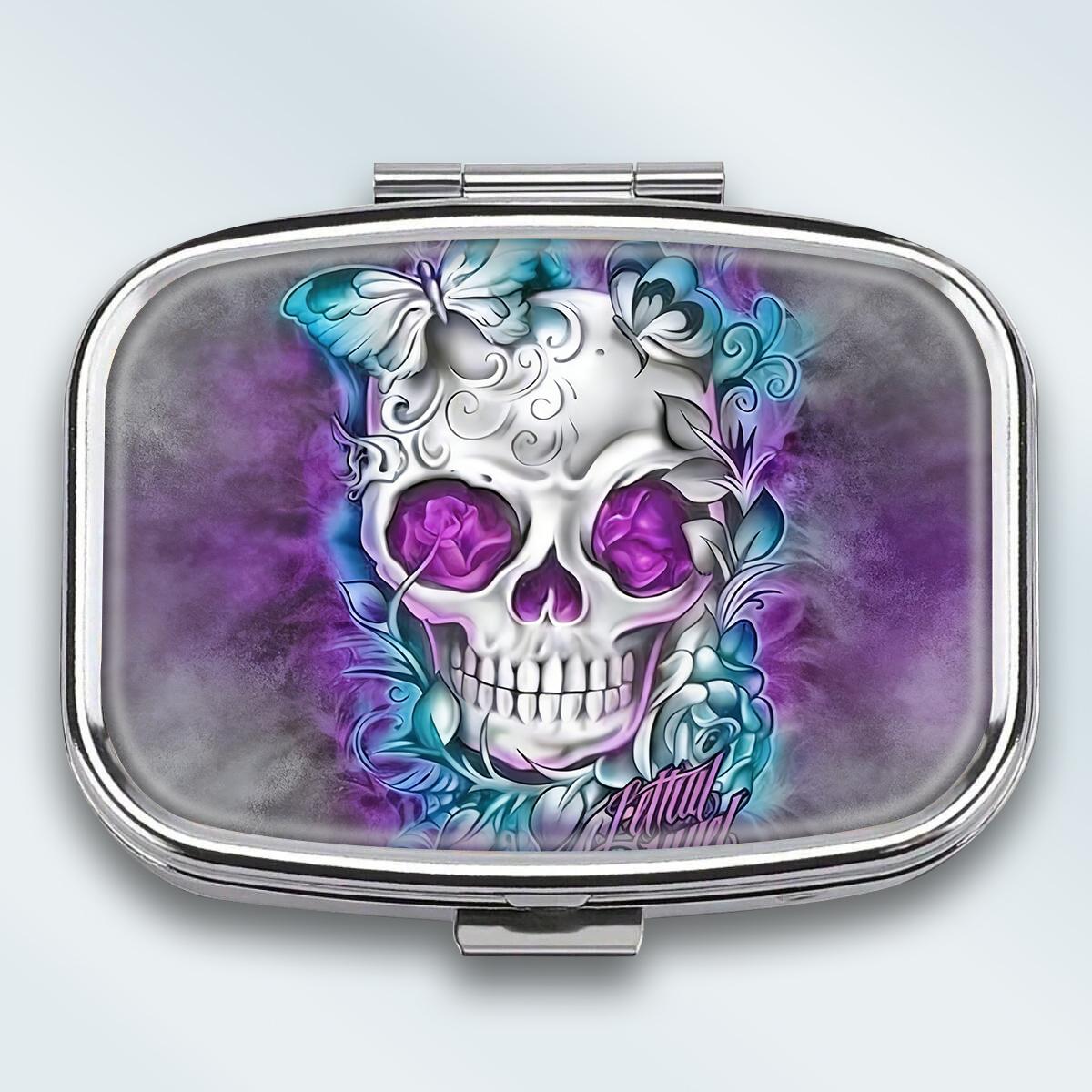 Portable Pill Box with 2 Compartments, Mini Metal Medicine Organizer Case, Cute Printed Pill Container for Vitamins, Pills, Jewelry, Travel, Daily Use різнокольоровий
Portable Pill Box with 2 Compartments, Mini Metal Medicine Organizer Case, Cute Printed Pill Container for Vitamins, Pills, Jewelry, Travel, Daily Use різнокольоровий