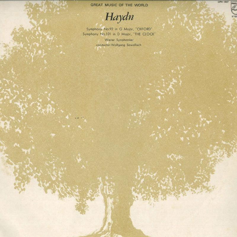 LP Record WIENER SYMPHONIKER - Haydn: Symphony No. 92 in G major CPH1007 PHILIPS Japan Classical Used
LP Record WIENER SYMPHONIKER - Haydn: Symphony No. 92 in G major CPH1007 PHILIPS Japan Classical Used