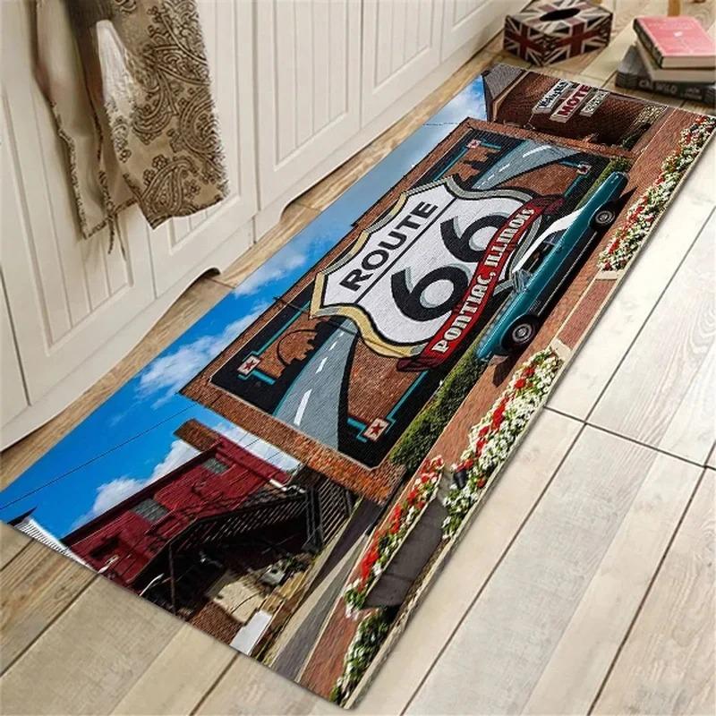 Route 66 Design Kitchen Floor Mat for Living Room Entrance Doormat Carpet Bedroom Rugs Bathroom Non-slip Mat Foot Pad Home Decor 40X120CM
Route 66 Design Kitchen Floor Mat for Living Room Entrance Doormat Carpet Bedroom Rugs Bathroom Non-slip Mat Foot Pad Home Decor 40X120CM