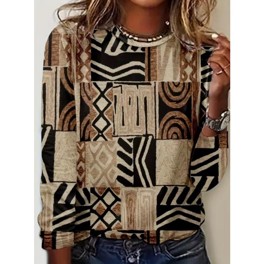 Women s Bohemian Style Floral Print V-neck Long Sleeved T-shirt 8XL
Women s Bohemian Style Floral Print V-neck Long Sleeved T-shirt 8XL