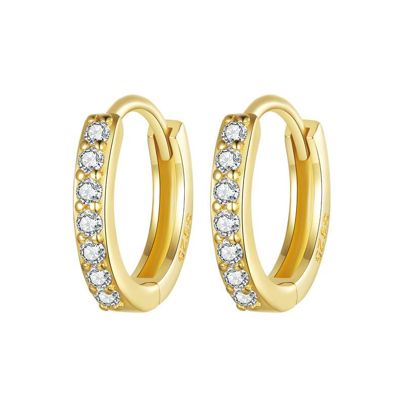 BAMOER 925 Silver Classic Paved CZ Huggie Hoop Earrings, Gold Plated Cartilage Piercing Earrings Ear Cuff for Women
BAMOER 925 Silver Classic Paved CZ Huggie Hoop Earrings, Gold Plated Cartilage Piercing Earrings Ear Cuff for Women
