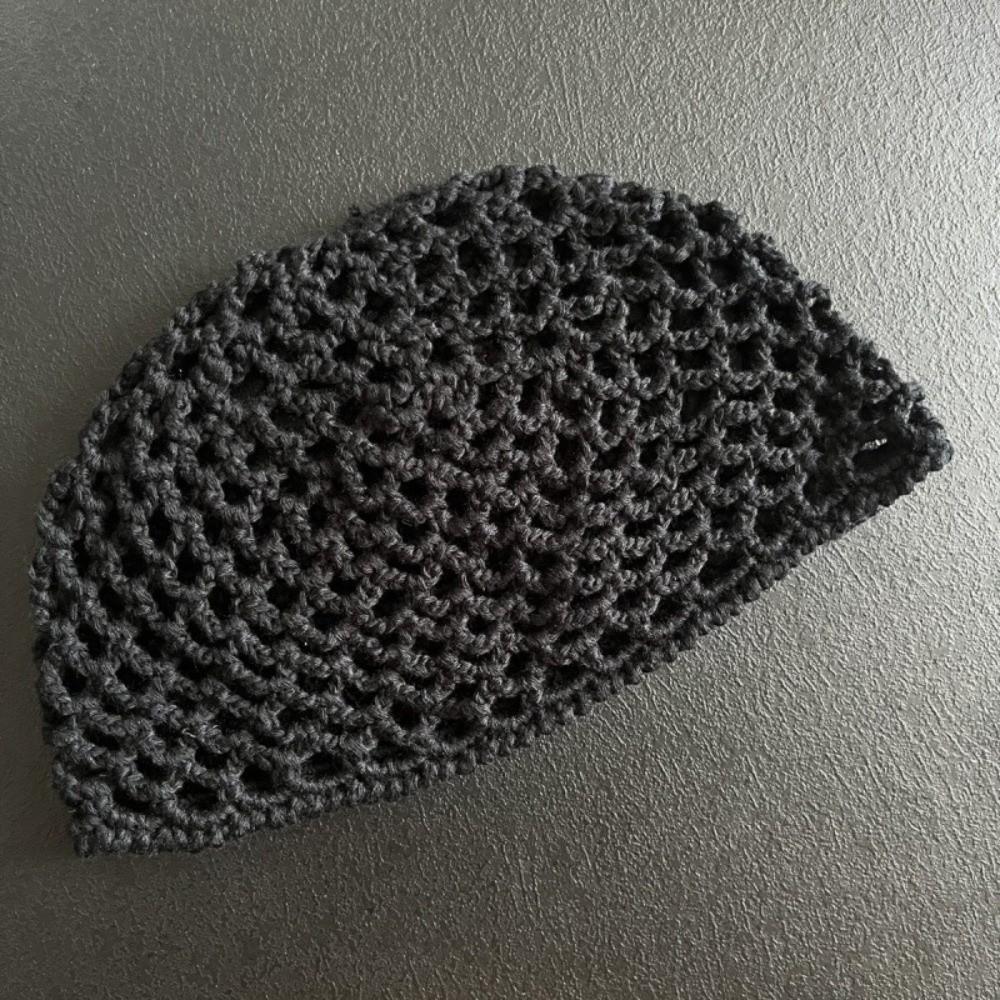 Handmade Beanie Cap Crochet Pullover Hat Fashion Mesh melon hat for Spring Summer чёрный
Handmade Beanie Cap Crochet Pullover Hat Fashion Mesh melon hat for Spring Summer чёрный