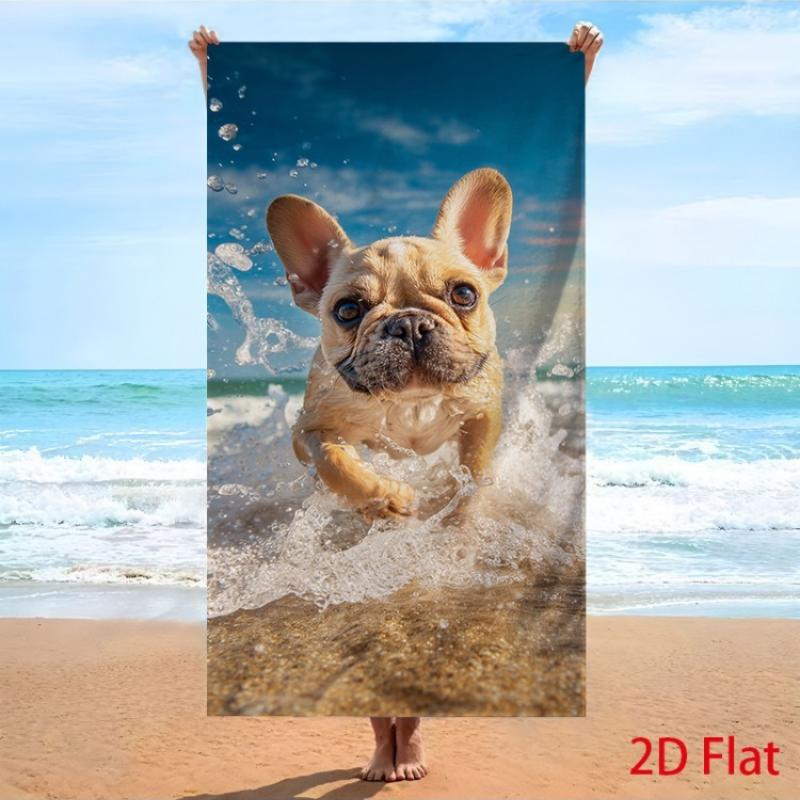 1pc Cute Bulldog Puppy Beach Towel Soft Microfiber Fabric Bath Towels Unisex Large Size Towel for Swimming Travel Camping with W40*H60(CM)
1pc Cute Bulldog Puppy Beach Towel Soft Microfiber Fabric Bath Towels Unisex Large Size Towel for Swimming Travel Camping with W40*H60(CM)