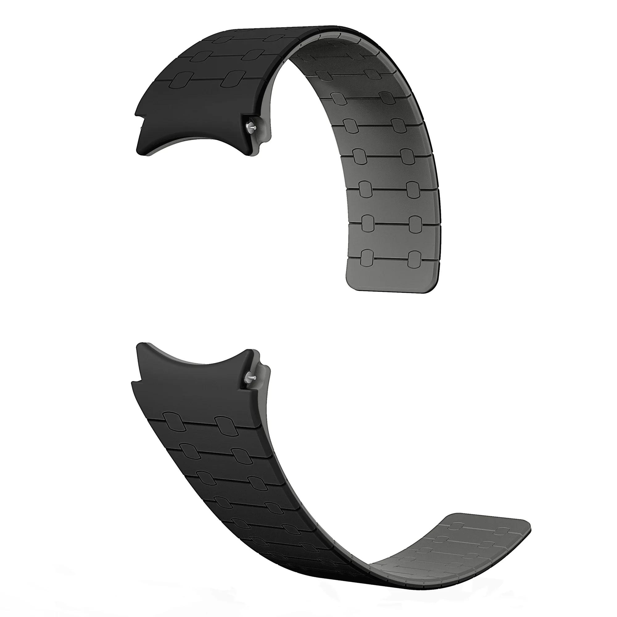 Silicone Magnetic Band for Samsung Watch Galaxy7/6/5/4 44 40mm 4/6 Classic 43 47mm 42 46mm No Gaps Strap 5Pro 45mm Bracelet 20mm Galaxy Watch 7 40mm чёрный
Silicone Magnetic Band for Samsung Watch Galaxy7/6/5/4 44 40mm 4/6 Classic 43 47mm 42 46mm No Gaps Strap 5Pro 45mm Bracelet 20mm Galaxy Watch 7 40mm чёрный