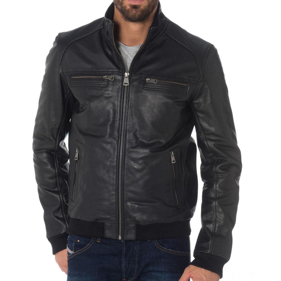 SkinOutfit Men s Genuine Lambskin Black Leather Jacket Stylish Motorcycle Bomber Biker Outerwear MJ 181 M чорний
SkinOutfit Men s Genuine Lambskin Black Leather Jacket Stylish Motorcycle Bomber Biker Outerwear MJ 181 M чорний