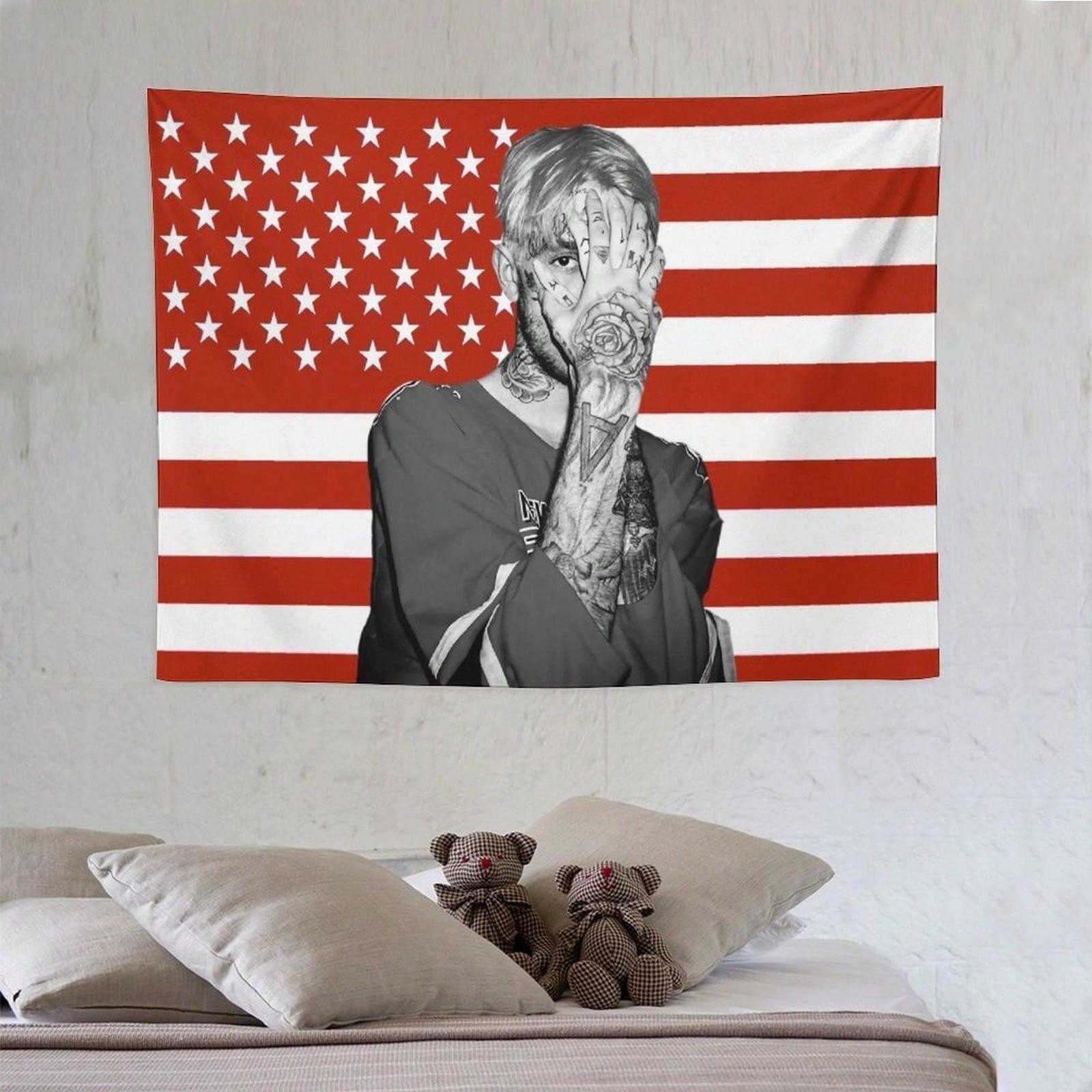 1 шт. Гобелен с персонажем Lil Peep Разные размеры 2D-печать Хип-хоп Певец Тема Полиэстер Баннер для спальни Декор Крутой 74x94cm(29x37in)
1 шт. Гобелен с персонажем Lil Peep Разные размеры 2D-печать Хип-хоп Певец Тема Полиэстер Баннер для спальни Декор Крутой 74x94cm(29x37in)
