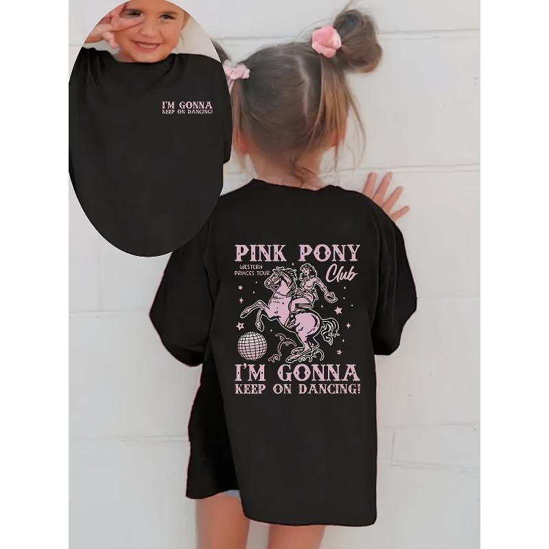 European sizes Girls T-Shirt Knitted Top Featuring a Pony Club Design with The Phrase I Want to Play Soccer with Mom in a Double-Sided Print. 164cm чорний
European sizes Girls T-Shirt Knitted Top Featuring a Pony Club Design with The Phrase I Want to Play Soccer with Mom in a Double-Sided Print. 164cm чорний