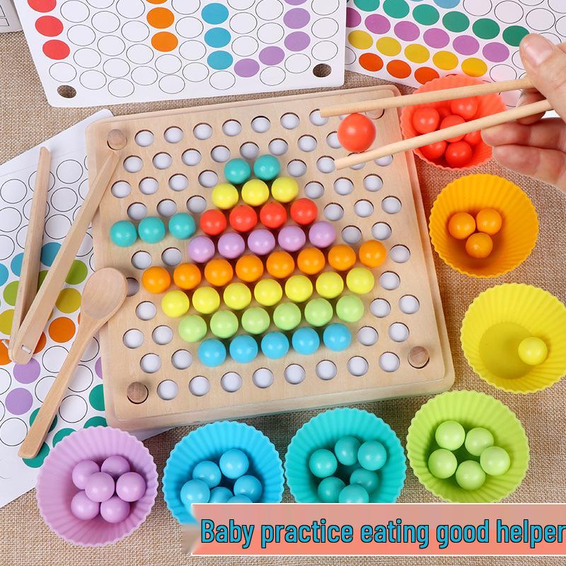 Chopstick Learning Toy: Clip Beads, Balls & Beans for Kids Ages 3-6 - Educational Puzzle Game for Boys & Girls
Chopstick Learning Toy: Clip Beads, Balls & Beans for Kids Ages 3-6 - Educational Puzzle Game for Boys & Girls