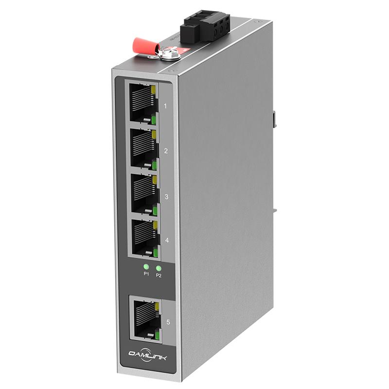 OAMLink OAM-6000 Series 5-Port 100M Industrial DIN-Rail Ethernet Switch
OAMLink OAM-6000 Series 5-Port 100M Industrial DIN-Rail Ethernet Switch