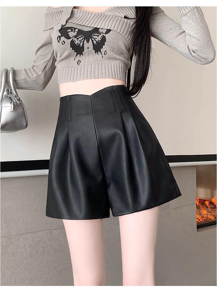 Women s Khaki PU Leather High-Waist A-Line Wide Leg Shorts for Autumn/Winter 2025 2XL чорний
Women s Khaki PU Leather High-Waist A-Line Wide Leg Shorts for Autumn/Winter 2025 2XL чорний