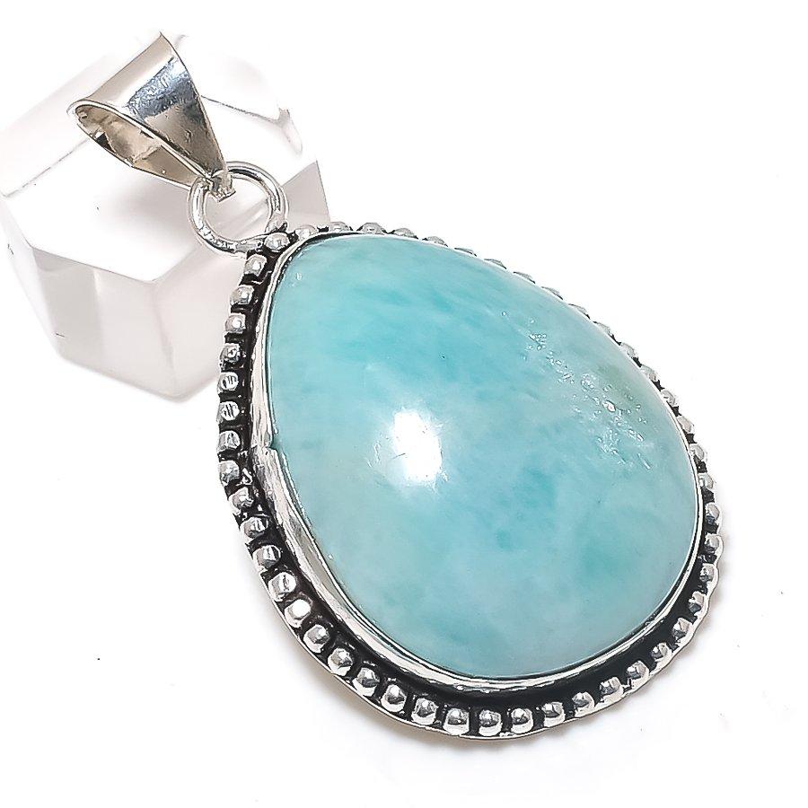 Натуральный Ларимар Драгоценный камень Ручная работа 925 Стерлинговое серебро Ювелирное изделие Подвеска 2.05 I6O05
Натуральный Ларимар Драгоценный камень Ручная работа 925 Стерлинговое серебро Ювелирное изделие Подвеска 2.05 I6O05