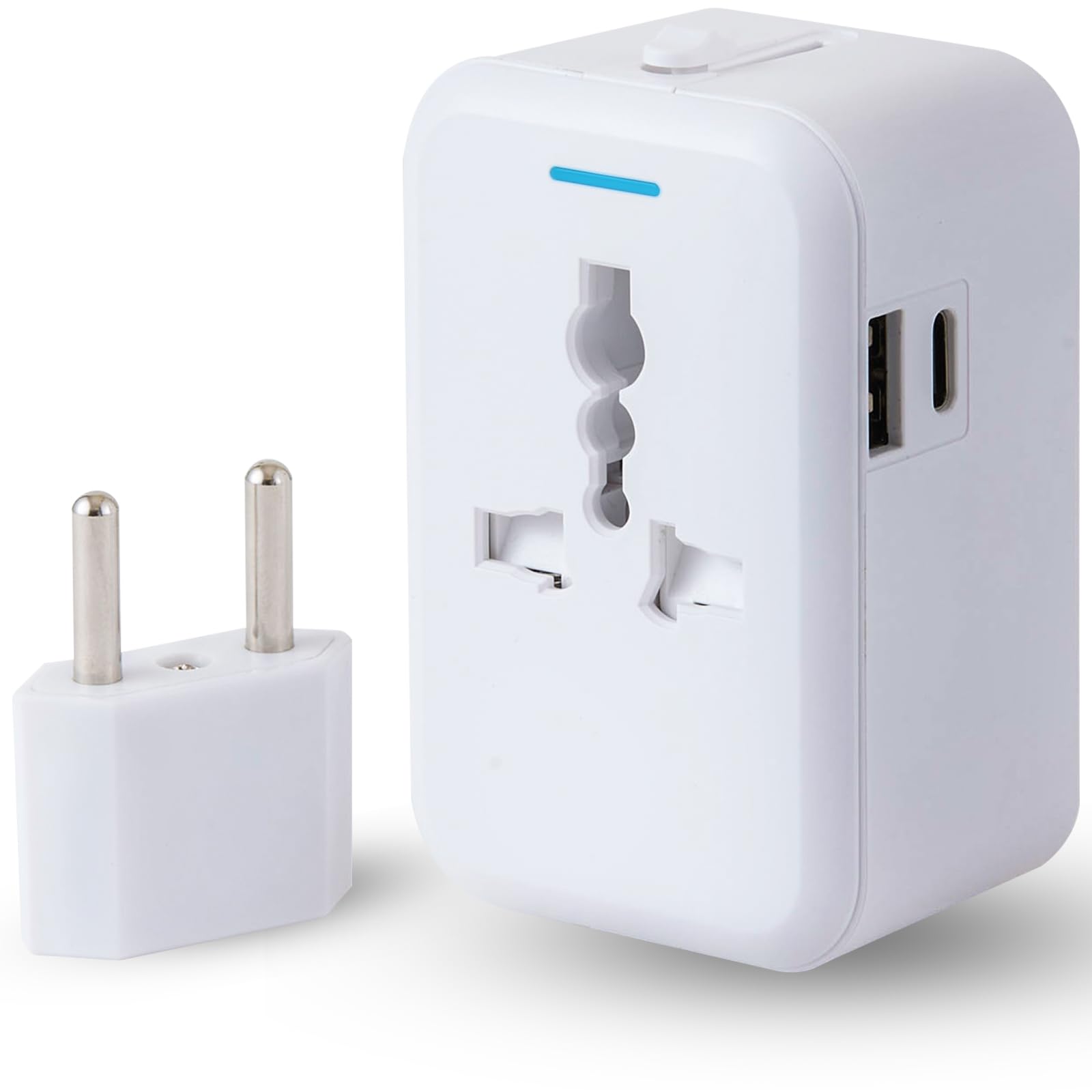 Calches Overseas Conversion Plug Всесвітня сумісність Міністерством торгівлі та Outlet C Type SE Multi Conversion Plug 2 порти USB [Схвалено білий
Calches Overseas Conversion Plug Всесвітня сумісність Міністерством торгівлі та Outlet C Type SE Multi Conversion Plug 2 порти USB [Схвалено білий