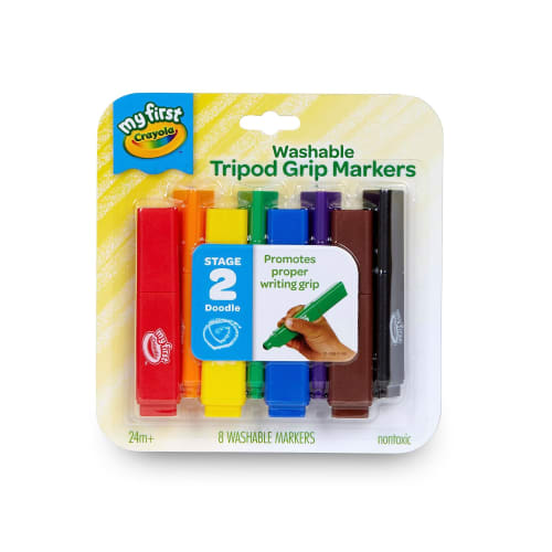 Треугольная ручка Crayola для детей от 2 лет, 8 цветов, смывается водой, серия My First 811386, оригинальный продукт
Треугольная ручка Crayola для детей от 2 лет, 8 цветов, смывается водой, серия My First 811386, оригинальный продукт