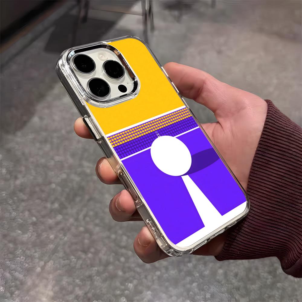 Table Tennis Racket Ping Pong Phone Case For IPhone 17 Air 16 E 15 14 13 12 11 Plus Pro Max Electroplated Transparent Soft Shell iPhone 12
Table Tennis Racket Ping Pong Phone Case For IPhone 17 Air 16 E 15 14 13 12 11 Plus Pro Max Electroplated Transparent Soft Shell iPhone 12