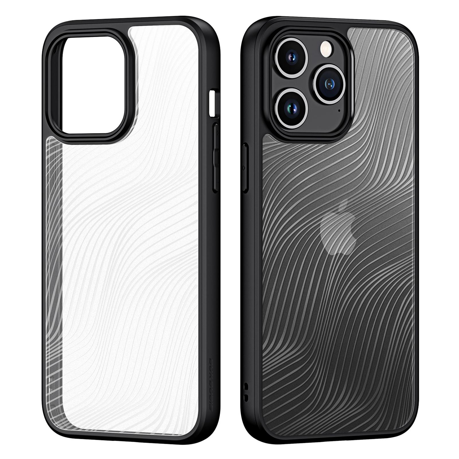 DUX DUCIS Aimo Series for iPhone 15 Pro Matte Case TPU+PC Anti-drop Phone Cover (REACH Certification) Black
DUX DUCIS Aimo Series for iPhone 15 Pro Matte Case TPU+PC Anti-drop Phone Cover (REACH Certification) Black