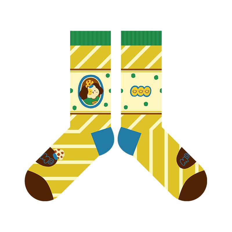 Winter and Autumn Puppy Cartoon Illustration Children s Fashion Retro Checkered Star Mid-calf Socks Made of Cotton 1 pair
Winter and Autumn Puppy Cartoon Illustration Children s Fashion Retro Checkered Star Mid-calf Socks Made of Cotton 1 pair