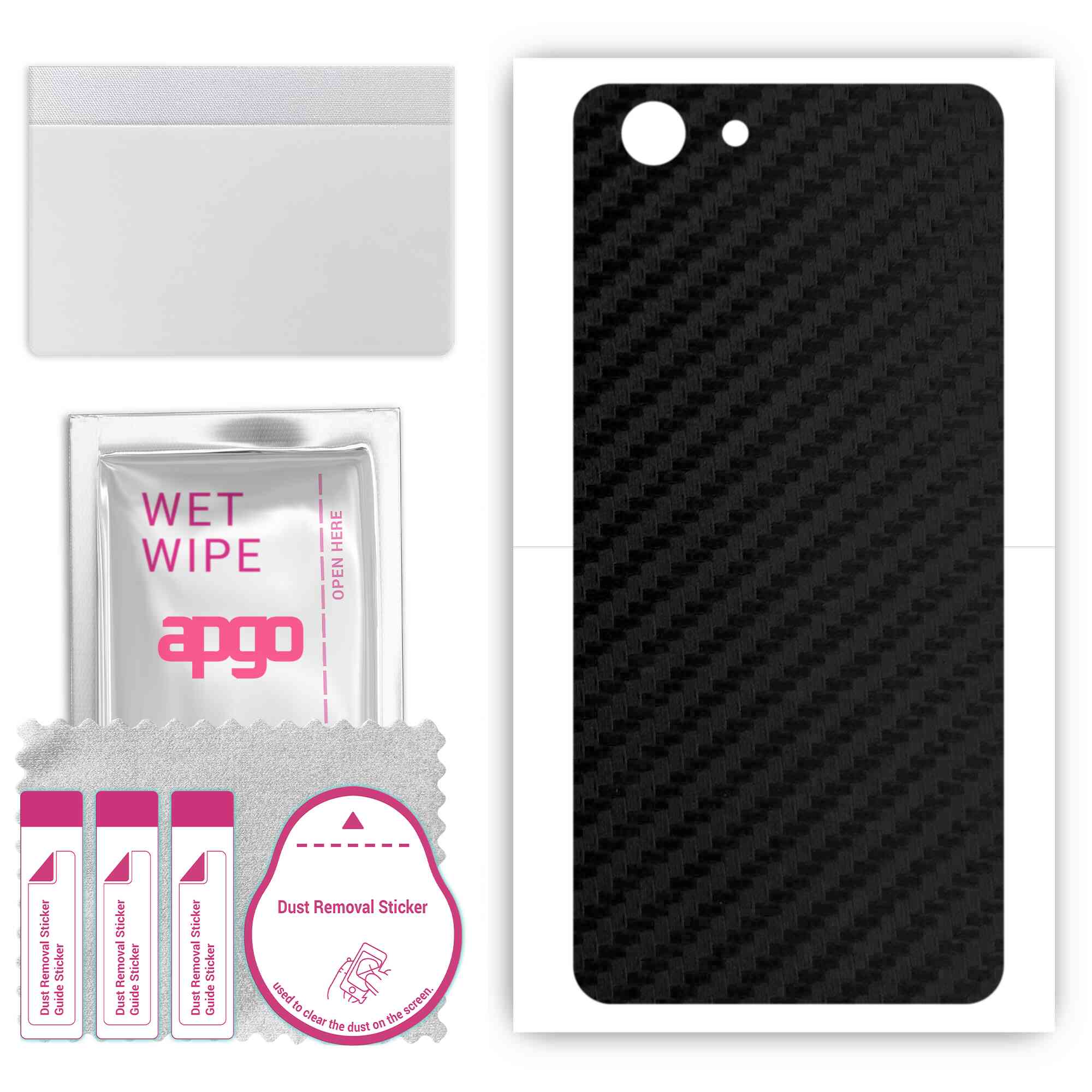 apgo Protective Skin Sticker for the back compatible with Realme 1, Wrap Film, Foil, Vinyl - Pattern Carbon Black
apgo Protective Skin Sticker for the back compatible with Realme 1, Wrap Film, Foil, Vinyl - Pattern Carbon Black