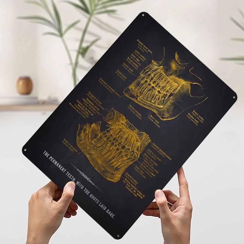 Human Teeth Anatomy Poster Customized Wall Art Vintage Metal Signs Retro Tin Plaque for Man Cave House Decor Wand Deko Room Home 7.9x11.8In(20x30cm)
Human Teeth Anatomy Poster Customized Wall Art Vintage Metal Signs Retro Tin Plaque for Man Cave House Decor Wand Deko Room Home 7.9x11.8In(20x30cm)