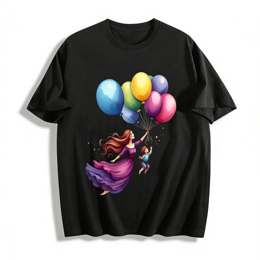 Parent-Child Balloon Print Casual Top Fun Family Trip Loose T-shirt Pure cotton T-shirt XXS
Parent-Child Balloon Print Casual Top Fun Family Trip Loose T-shirt Pure cotton T-shirt XXS