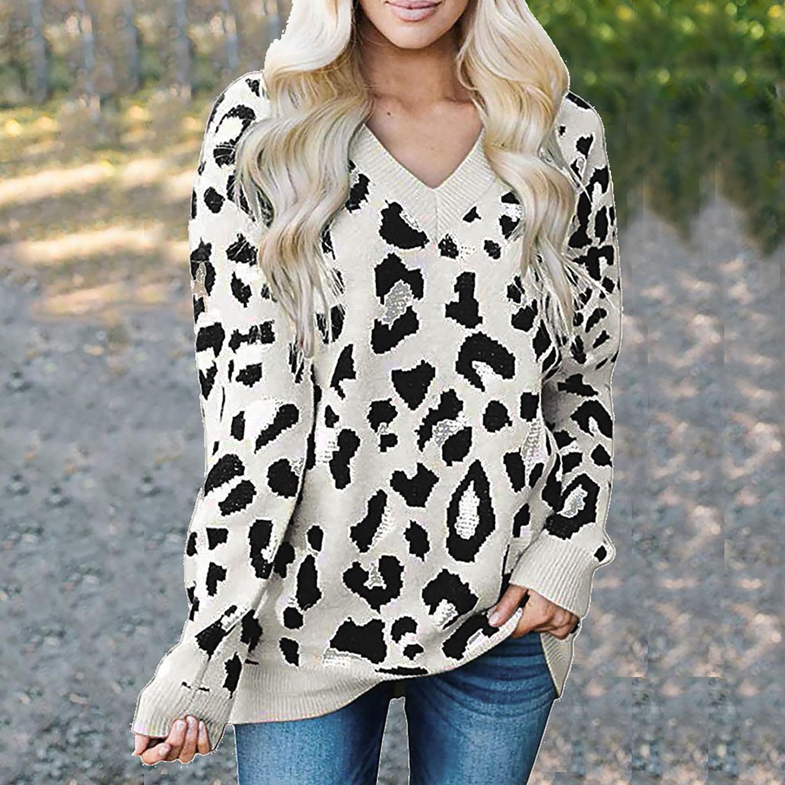 Women s Loose Knitted Star Shape Print Long Sleeve V-Neck Sweater Blouse S білий
Women s Loose Knitted Star Shape Print Long Sleeve V-Neck Sweater Blouse S білий