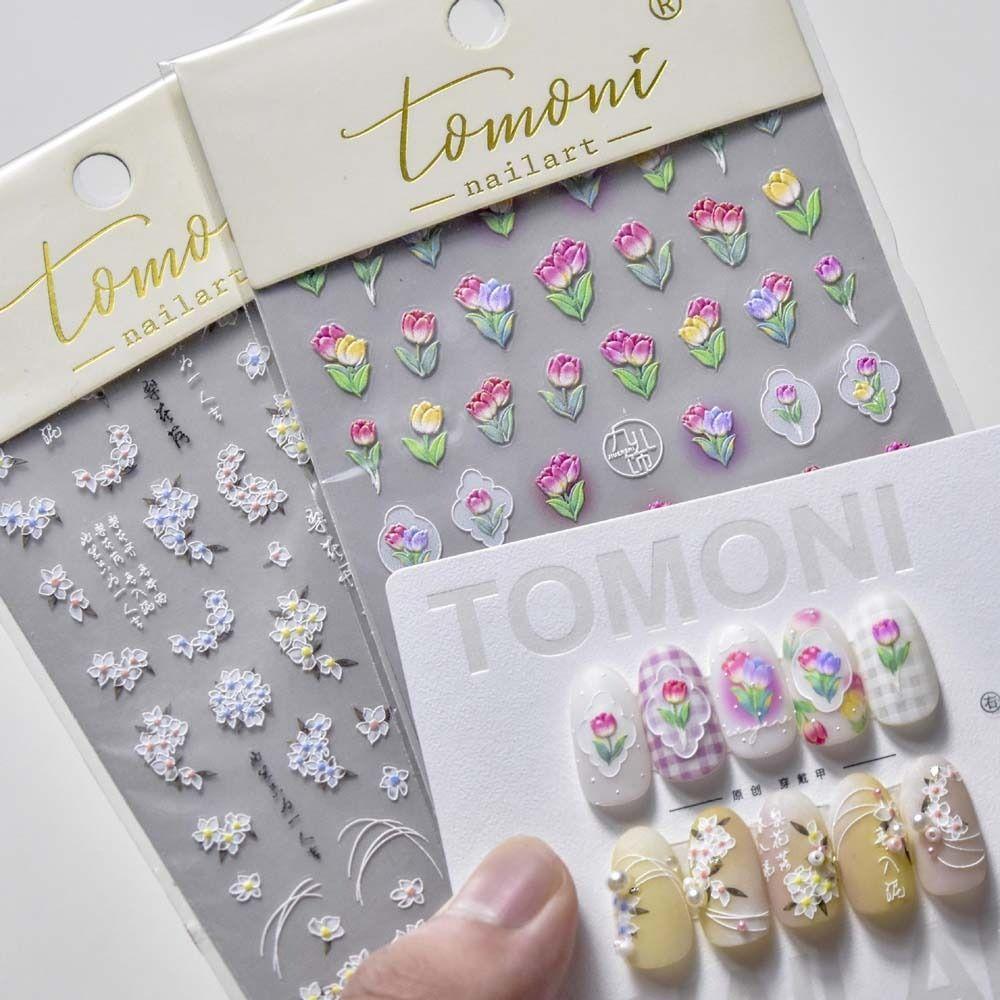 Pear Blossom Pattern Flower Nail Stickers Manicure Ornaments Tulips Nail Decals Manicurist
Pear Blossom Pattern Flower Nail Stickers Manicure Ornaments Tulips Nail Decals Manicurist